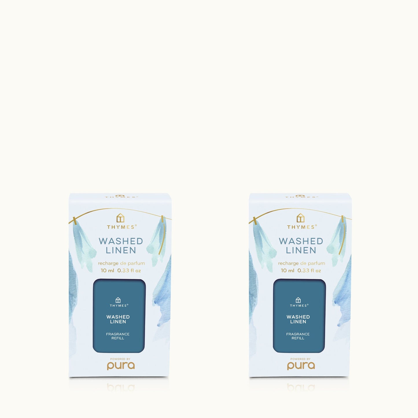 Washed Linen Pura® Diffuser Refill 2-Pack Bundle