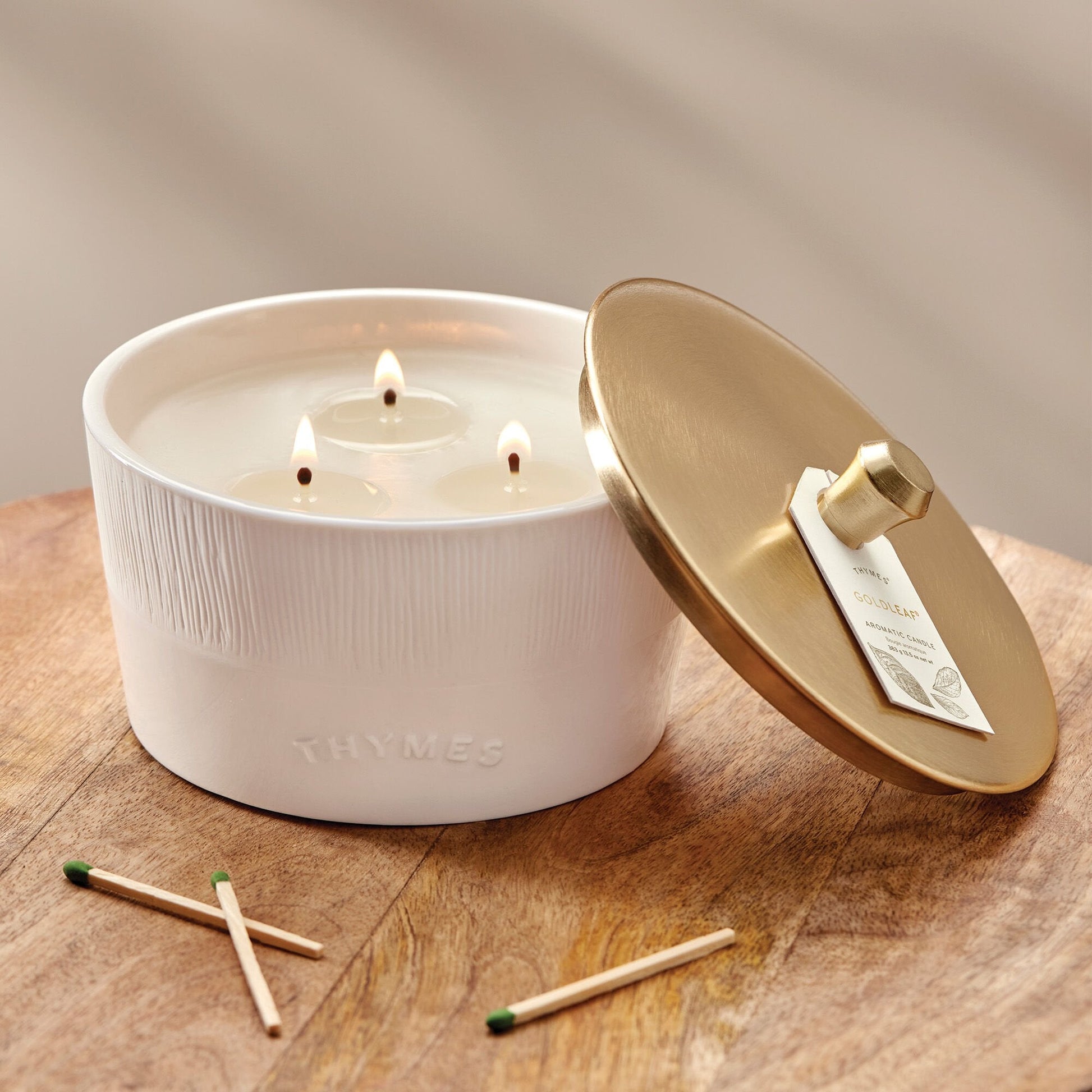 Goldleaf Statement 3-Wick Candle