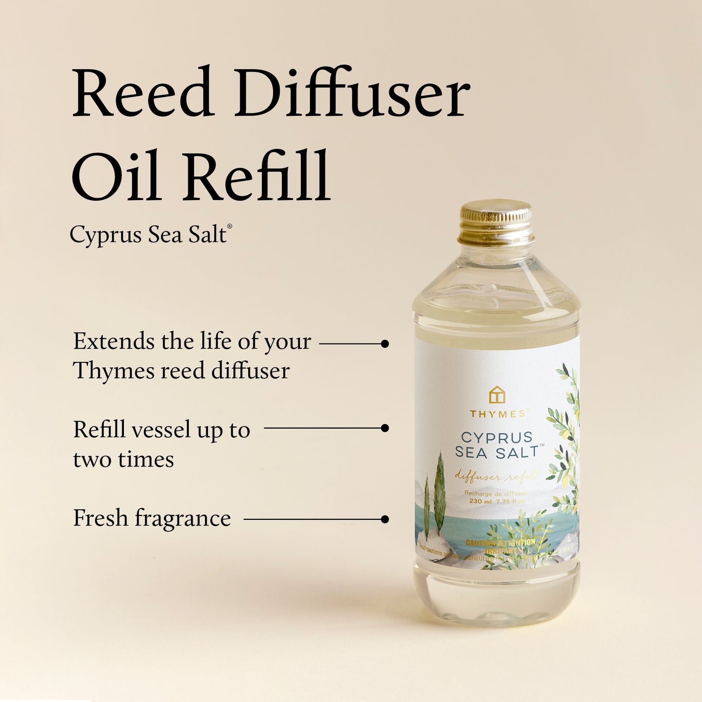 Cyprus Sea Salt Reed Diffuser Oil Refill