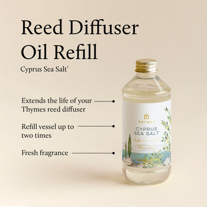 Cyprus Sea Salt Reed Diffuser Oil Refill