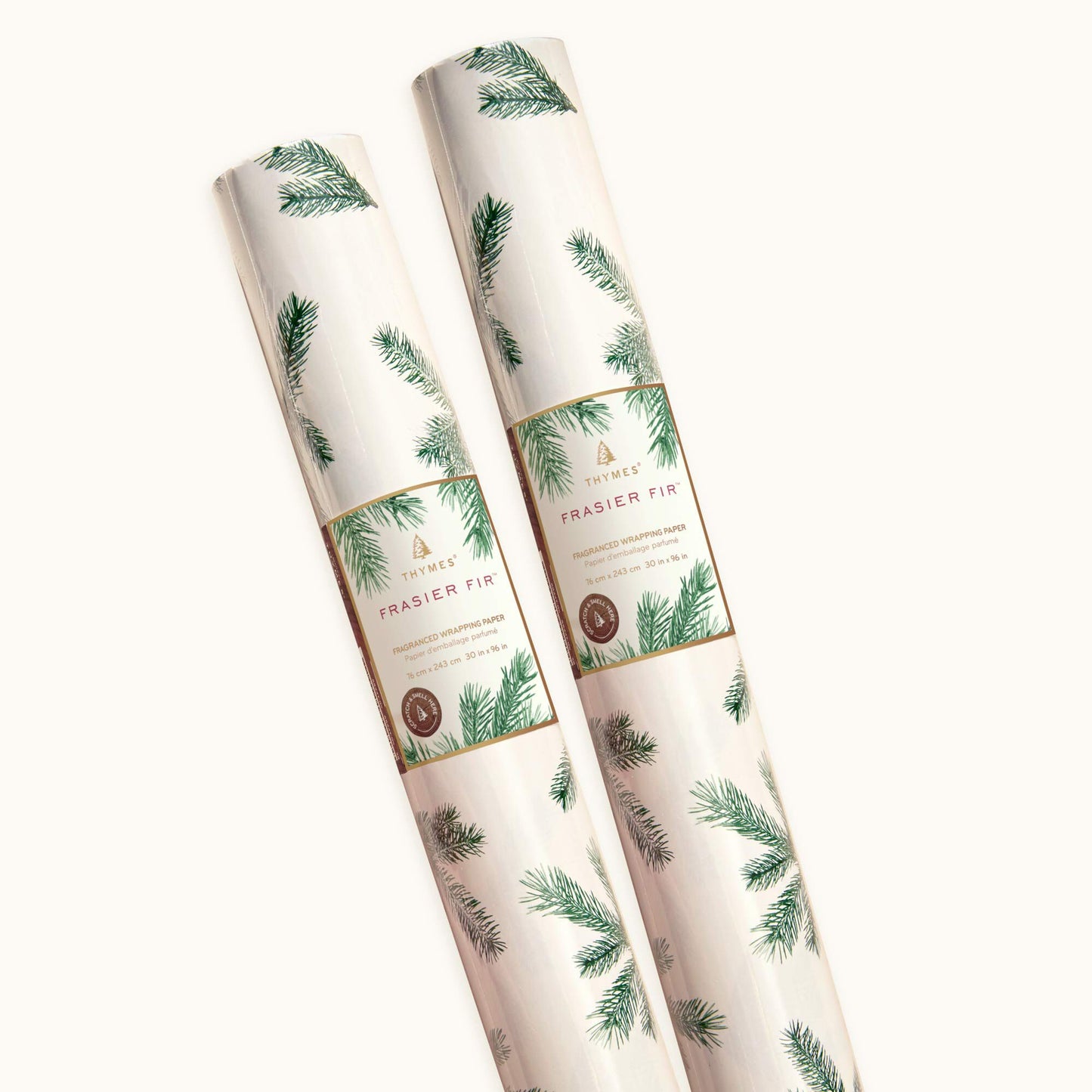 Frasier Fir® Fragranced Wrapping Paper, 2 pack